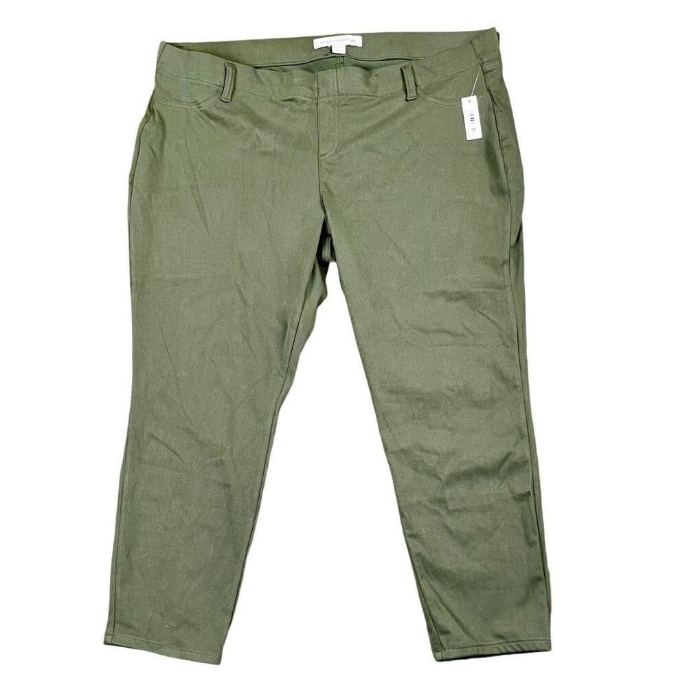 NWT Amazon Essentials Dark Olive Chino Pants XXL Short